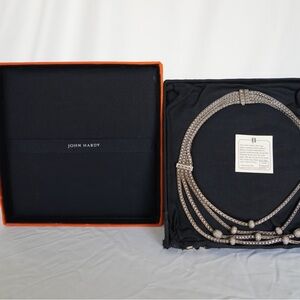 John Hardy 18K Gold & Sterling Silk Multi-Strand Necklace with Diamonds